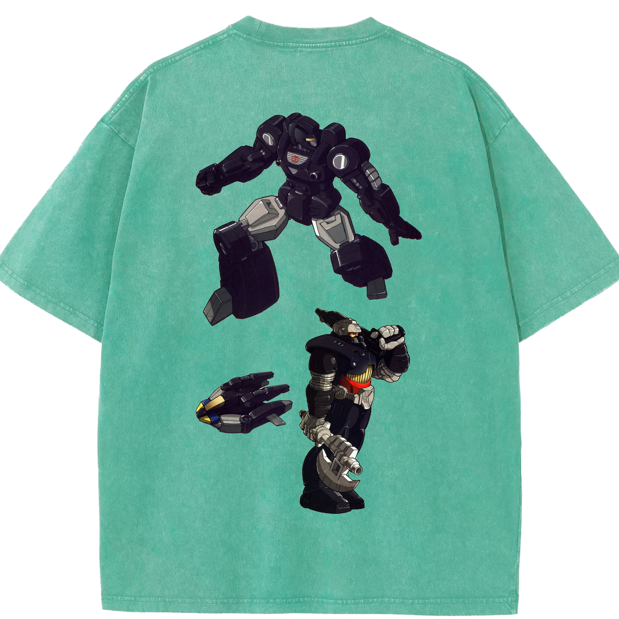 （画像用）  綿100% ヴィンテージ風 半袖Tシャツ（背面プリント）